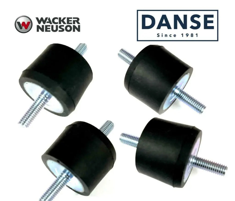 5000029044 Shockmount / bushings 4 Pack for Wacker Neuson VPG165 Plate Tampers