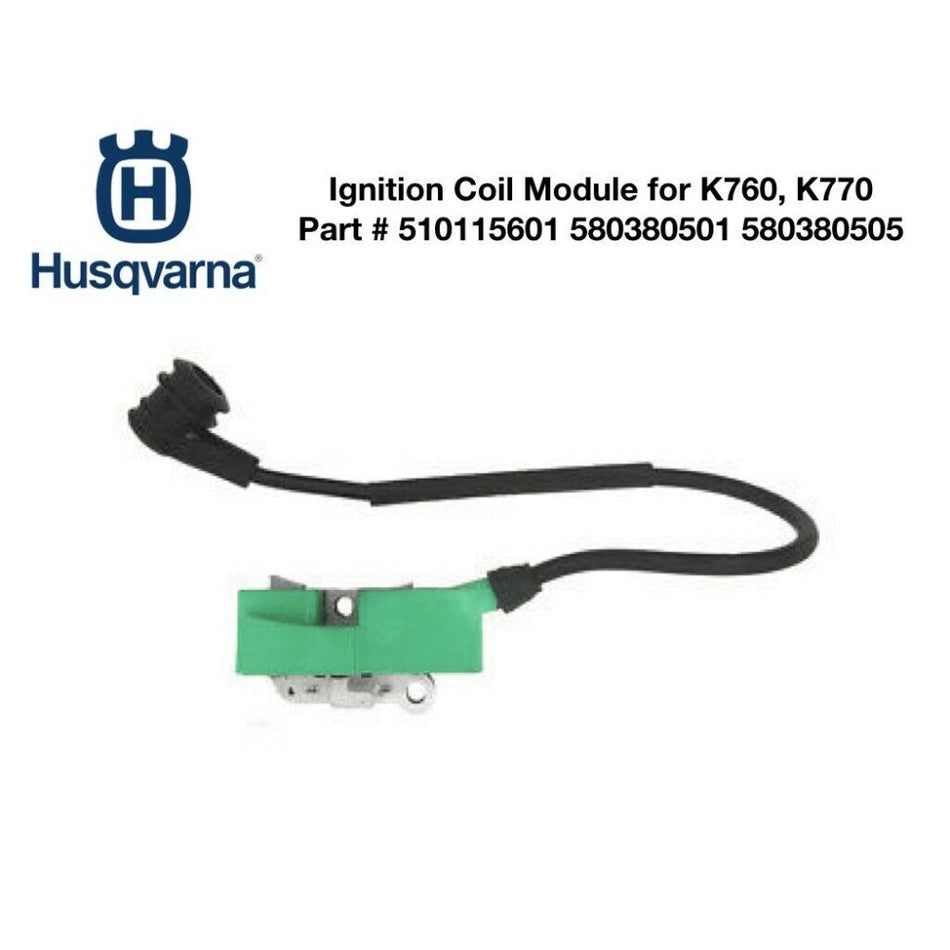 Ignition Coil Module for Husqvarna K760 K770 Power Cutters 580380505